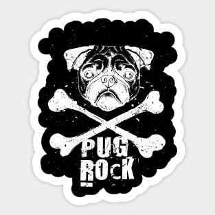 Pug Rock - Pugs Sticker